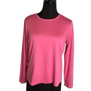 L.L. Bean Top Supima Cotton Pink Minimalist Size Medium